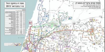 Centrálna autobusová stanica Tel Aviv mapu